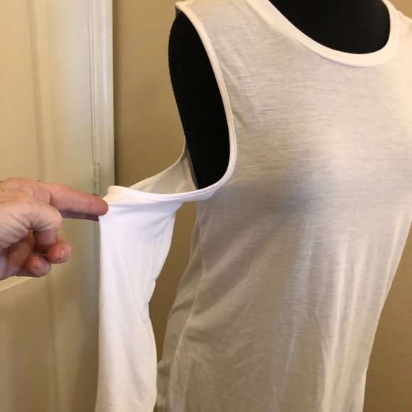 NWT Sam Edelman Cold Shoulder Tee. szL B9 - Picture 3 of 7